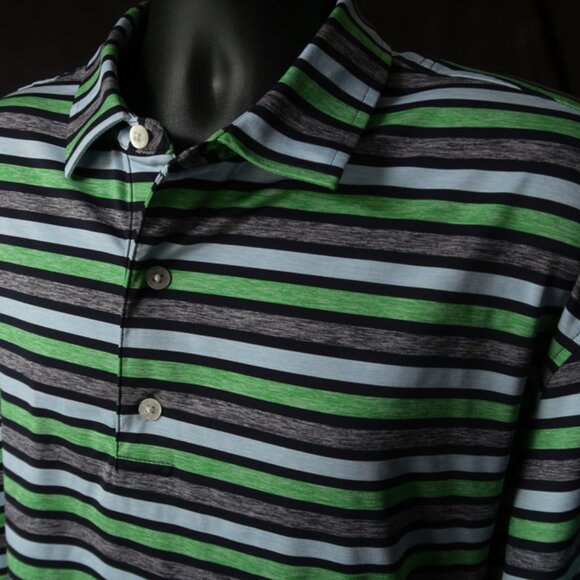 FootJoy Green Striped Heritage Palms Performance Polo (2XL)! ⛳️ - Picture 2 of 10